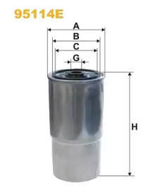 WIX FILTERS 95114e -  Топливный фильтр